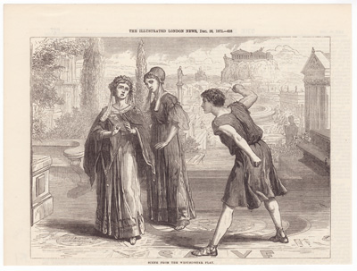 Scene from the Westminster Play